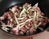 分け盛りで10分弁当 豚しめじもやし炒め作り方4写真
