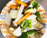 コク旨中濃ソース炒味豚こま大根青椒肉絲風作り方13写真
