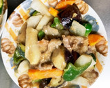 コク旨中濃ソース炒味豚こま大根青椒肉絲風作り方16写真