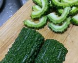 箔をつかって　ゴーヤチャンプル作り方1写真