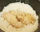 ポン酢でサッパリ炊飯器で簡単カオマンガイ作り方5写真