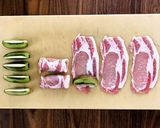 肉巻きキウイのバルサミコソテー作り方2写真