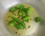 万願寺唐辛子とアンチョビのオイルパスタ作り方5写真