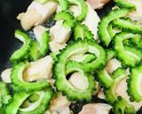 鶏むね肉のそーめんゴーヤーチャンプルー作り方2写真