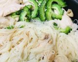 鶏むね肉のそーめんゴーヤーチャンプルー作り方3写真