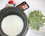 みょうが枝豆ご飯♪簡単冷え性に漢方薬膳作り方1写真