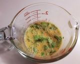 我が家の卵焼き～緑野菜刻んで入れてます！作り方2写真