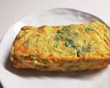 我が家の卵焼き～緑野菜刻んで入れてます！作り方3写真