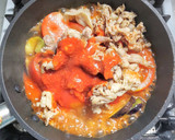 豚こま肉とナスとトマトの味噌炒め作り方6写真
