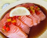 ＊簡単一品＊ポン酢で簡単カルパッチョ作り方4写真