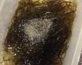 キウイと豆腐のもずく酢和え作り方1写真