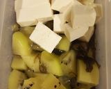 キウイと豆腐のもずく酢和え作り方2写真