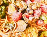 夏野菜たっぷり!お鍋でパスタ!作り方4写真