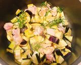 夏食べよう！茄子と鶏肉のローズマリー炒め作り方2写真