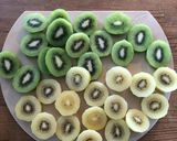 大きなキゥイのゼリーケーキ作り方2写真