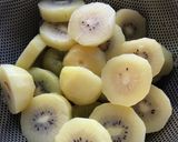 大きなキゥイのゼリーケーキ作り方4写真