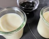 黒ごまソースの、とろとろ豆乳プリン作り方4写真