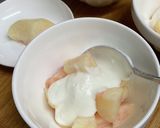 ★桃ヨーグルト★腸活&変色防止に作り方4写真
