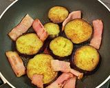 鍋一つで茄子とベーコンのトマトパスタ作り方4写真