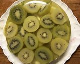 大きなキゥイのゼリーケーキ作り方8写真