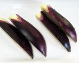 一口サイズでパクリ！ナス餃子スティク作り方1写真