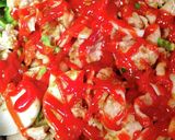 ☆超簡単☆ポークケチャップ卵丼作り方3写真