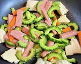 ゴーヤーチャンプルー、スパムで本格的作り方4写真