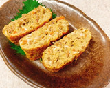 余ったきんぴらごぼうを入れて♪卵焼き作り方5写真