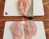 ☆簡単☆鶏むね梅しそチーズフライ作り方2写真