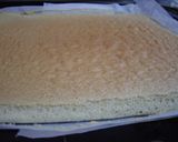 和風な黒胡麻ロールケーキ③作り方11写真