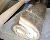 和風な黒胡麻ロールケーキ③作り方14写真