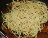かんたんミートソース・パスタ ～ナス入り作り方8写真