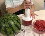 コックからどうぞ♪丸ごとスイカのジュース作り方5写真