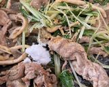豚肉と水菜としめじの炒め煮作り方6写真