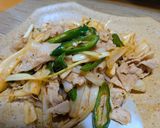 らっきょうと豚肉のピリ辛炒め作り方9写真