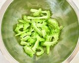 少量調味料で♡簡単ゴーヤのナムル風和え♡作り方4写真