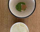 マカパウダー入り　抹茶アイス作り方1写真