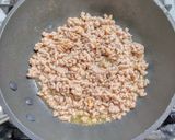 豚ひき肉とニンニクの芽とポテトの卵炒飯作り方4写真