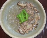 マカを使ったしいたけ春雨スープ作り方4写真