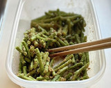 十六ささげのピーナッツと胡麻の和え物作り方4写真