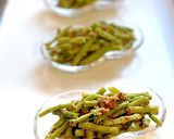 十六ささげのピーナッツと胡麻の和え物作り方5写真