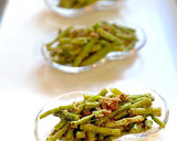 十六ささげのピーナッツと胡麻の和え物作り方5写真