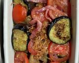 マカ入り。なすとミニトマトの重ね焼き作り方7写真