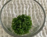 アップルミントのジェノベーゼ風パスタ作り方2写真