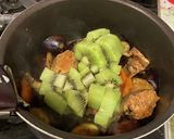 キウイと茄子の味噌炒め作り方5写真