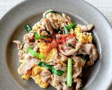 簡単★豚ニラたまご炒め作り方6写真