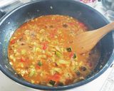 夏野菜のキーマカレー風作り方4写真