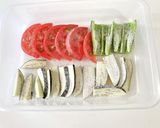 オーブンで楽チン★夏野菜ハンバーグ作り方4写真