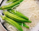無添加焼肉の生だれで作る夏野菜肉そうめん作り方6写真