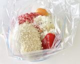 オーブンで楽チン★夏野菜ハンバーグ作り方5写真